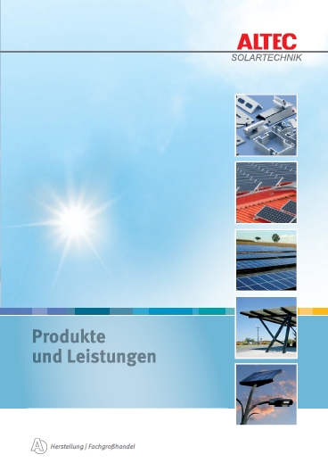 ALTEC Infoflyer "Produkte & Leistungen"