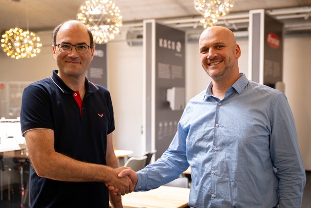 Op de foto: Verkoop- en marketingmanager Stefan Ebert (links) en Oliver Buntin (rechts)