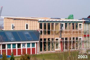 2003 - 3. Bauabschnitt: EWS-Betriebsgebäude (Südseite)